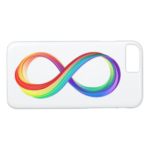 Layered Rainbow Infinity Symbol Case-Mate iPhone Case