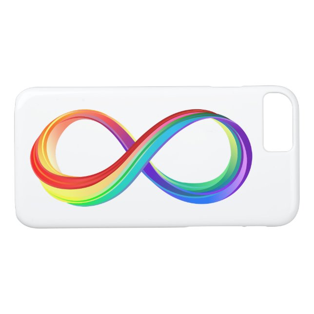 Layered Rainbow Infinity Symbol Case-Mate iPhone Case (Back (Horizontal))
