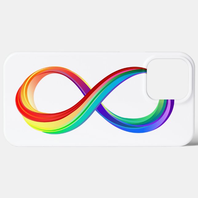 Layered Rainbow Infinity Symbol Case-Mate iPhone Case (Back (Horizontal))