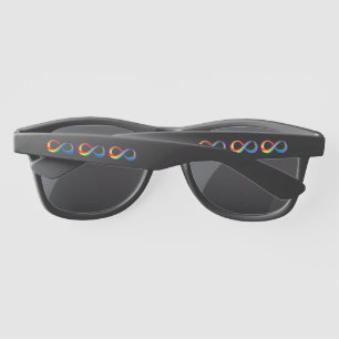 Layered Rainbow Infinity Symbol Sunglasses