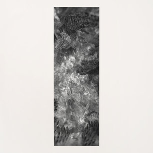 Layers of Crystals Grey Yoga Mat