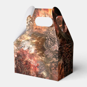 Layers of Crystals with Rustic Tint Favor Box