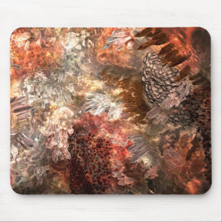 Layers of Crystals with Rustic Tint Mouse Pad