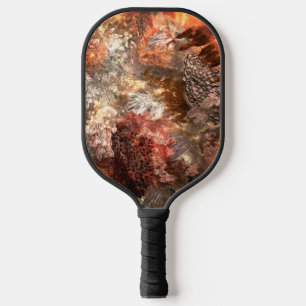Layers of Crystals with Rustic Tint Pickleball Paddle