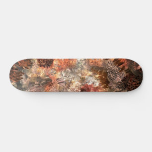  Layers of Crystals with Rustic Tint   Skateboard
