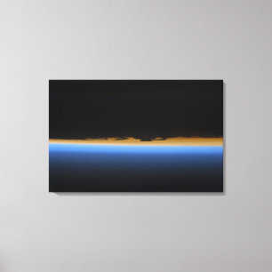Layers of Earth's atmosphere Canvas Print