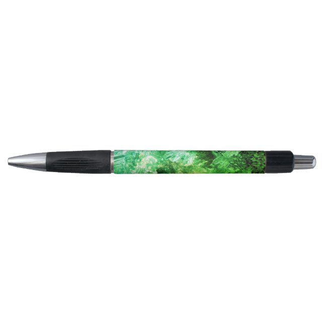 Layers of Green Crystals Pen (Front)