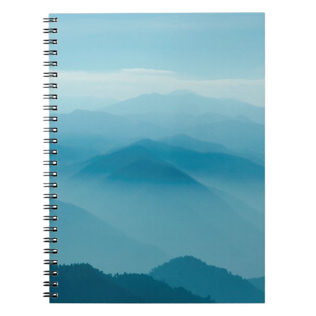 Layers of mountain notebook (Front)