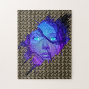 Layers of Reality - AI Fantasy Digital Art Print Jigsaw Puzzle