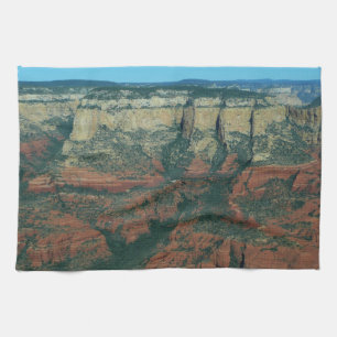 Layers of Red Rocks in Sedona Arizona Kitchen Towel