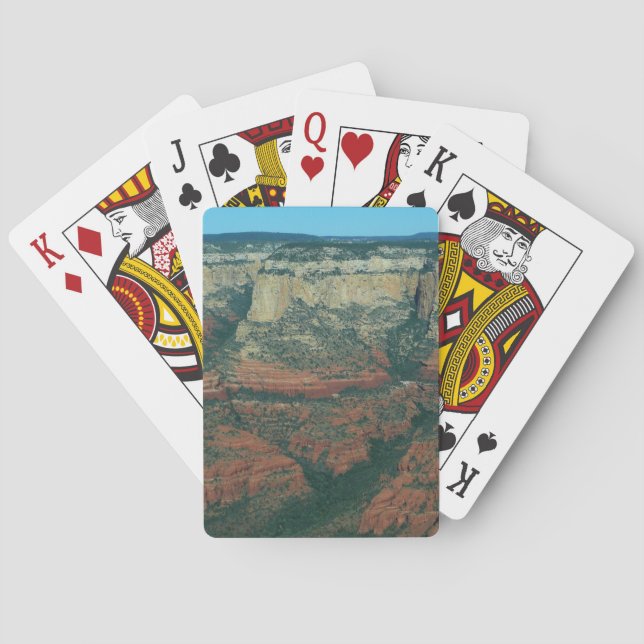 Layers of Red Rocks in Sedona Arizona Playing Cards (Back)