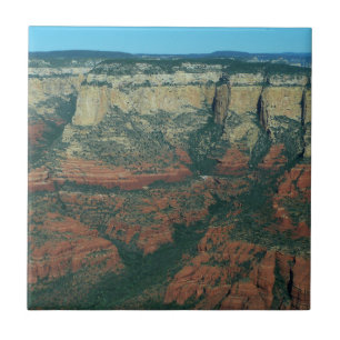 Layers of Red Rocks in Sedona Arizona Tile