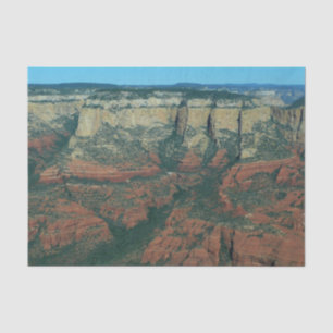 Layers of Red Rocks in Sedona Arizona Tissue Paper