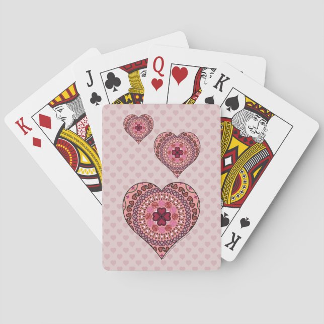 Layers of the Heart Classic Playing Cards (Back)