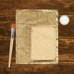 Layers of Vintage Scrapbook Paper 9