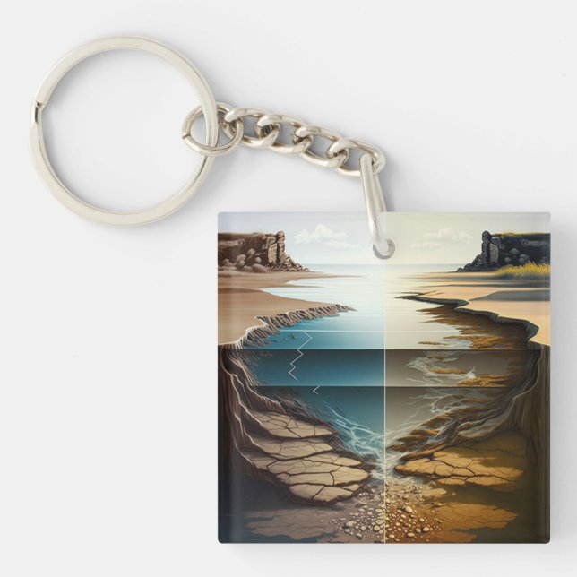 Layers Unveiled Keychain (Front)