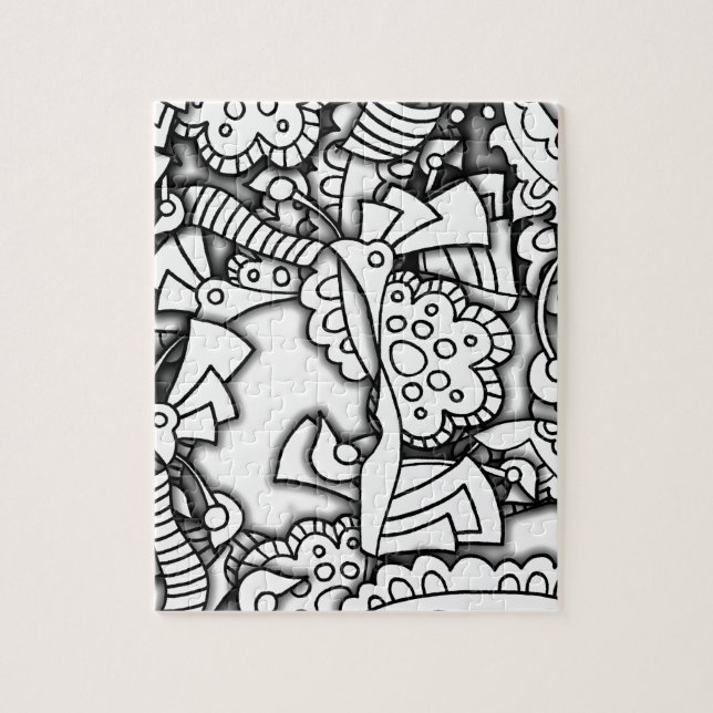 Layery Doodles Series Jigsaw Puzzle (Vertical)