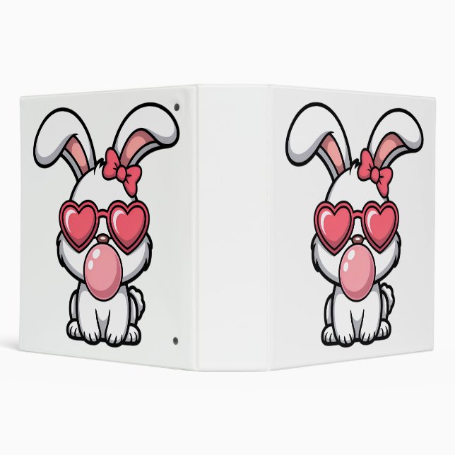 layful Kawaii Rabbit with Bubblegum Bubble Binder (Background)