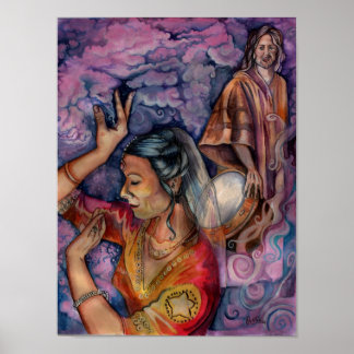 Layla and the Madman by Portia St Luke Poster