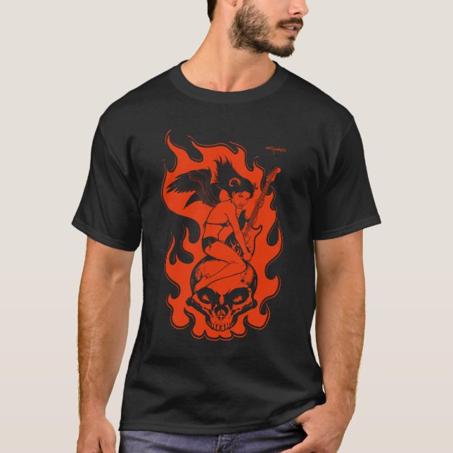 layla orange fire T-Shirt (Front)