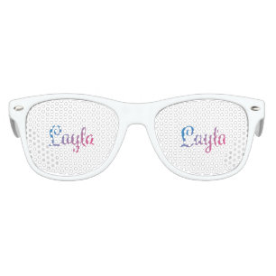 Layla Stylish Cursive Kids Sunglasses