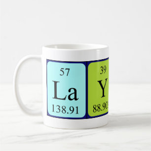 Laylah periodic table name mug