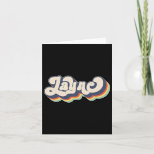 Layne Name Personalized Surname First Name Layne  Card
