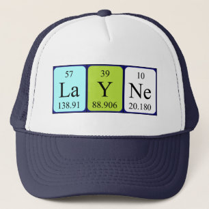 Layne periodic table name hat