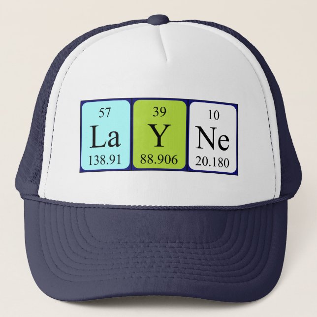 Layne periodic table name hat (Front)