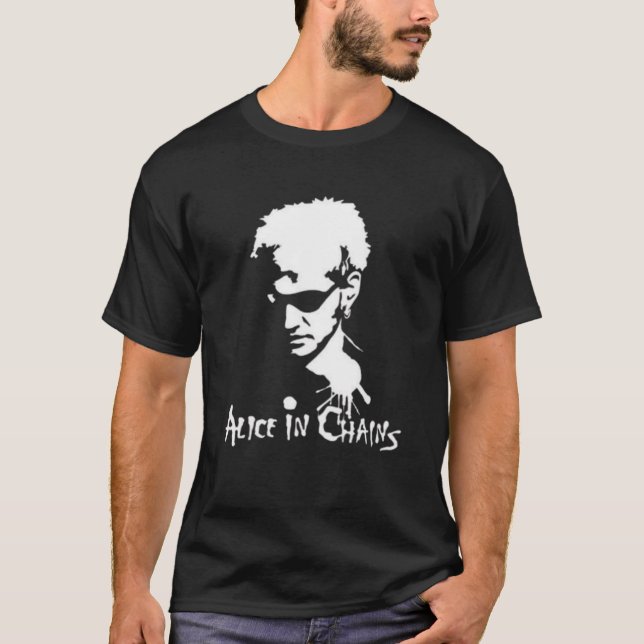 Layne Staley Portrait Tee – Alice in Chains Icon (Front)