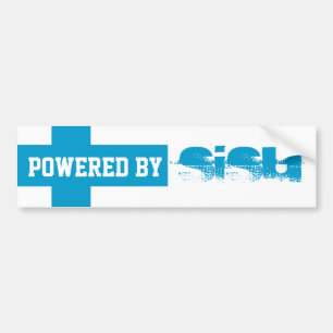 LaYooper (c) Powered By Sisu Bumper Sticker Finn