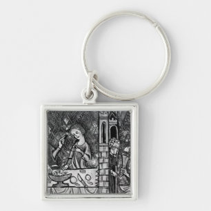 Lazarus at the rich man's gate keychain