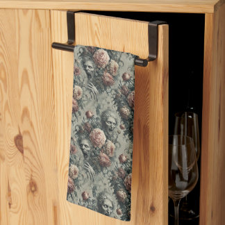 🩸 Lazarus Weeps – Gothic Victorian Kitchen Towel