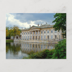 Łazienki Palace Warsaw Poland Postcard