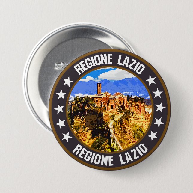 Lazio                                              3 inch round button (Front & Back)