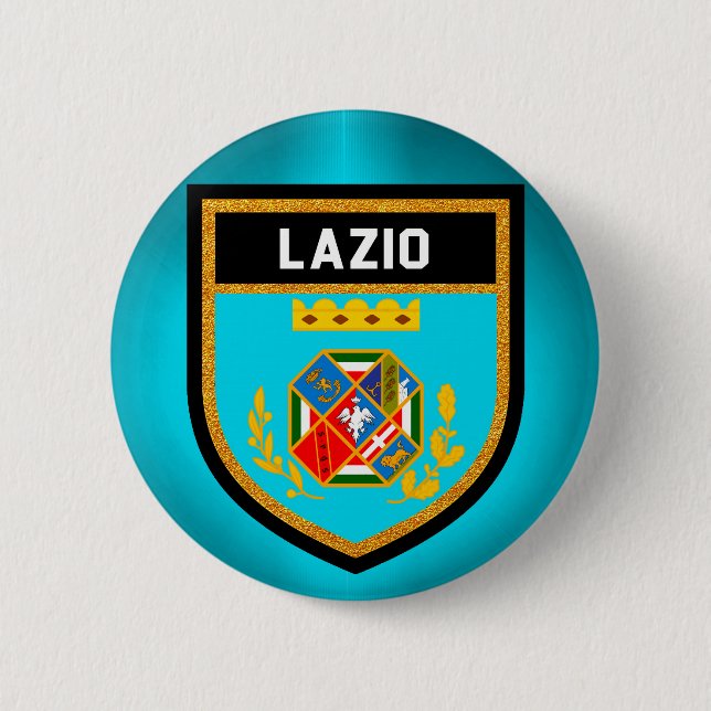 Lazio Flag 2 Inch Round Button (Front)