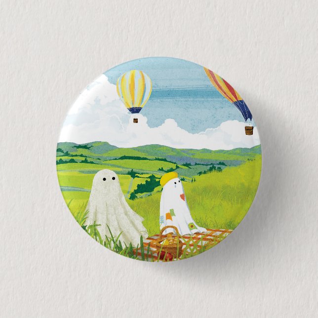 Lazy Afternoon 1 Inch Round Button (Front)