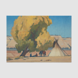 “Lazy Autumn” Western Art by Maynard Dixon Tissue Paper