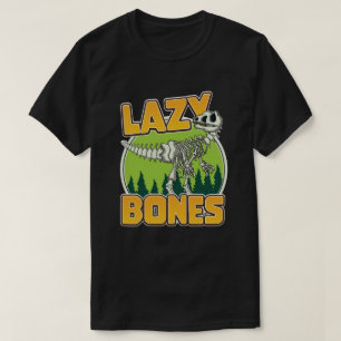 Lazy Bones cartoon logo T-Shirt