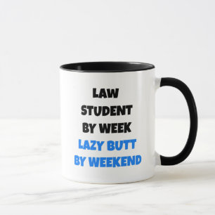 Lazy Butt Law Student Mug