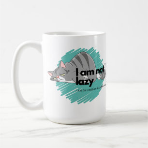 Lazy Cat  Coffee Mug