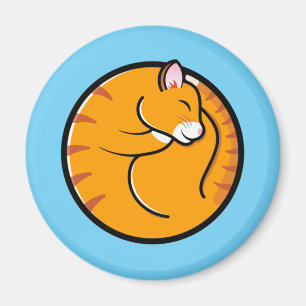 Lazy Cat Days Magnet