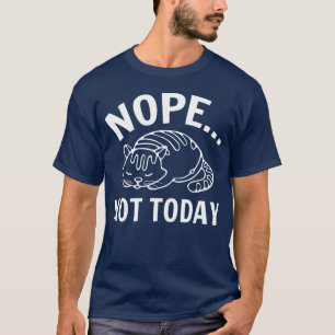 Lazy Catired Animal Nope funny T-Shirt