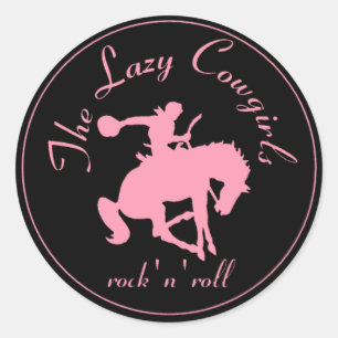 Lazy Cowgirls sticker - grand