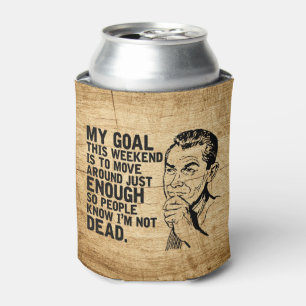 Lazy Dad Humour Father's Day Can Cooler