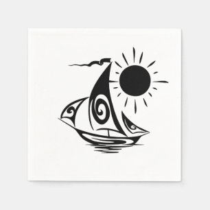 Lazy Day Sailing Napkin
