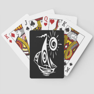 Lazy Day Sailing Playing Cards