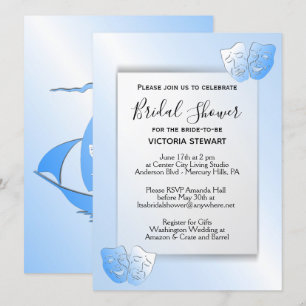 Lazy Day Voile Théâtre Nuptiale Douche Invitation