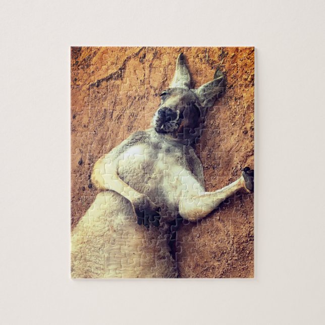 Lazy Days Kangaroo Jigsaw Puzzle (Vertical)