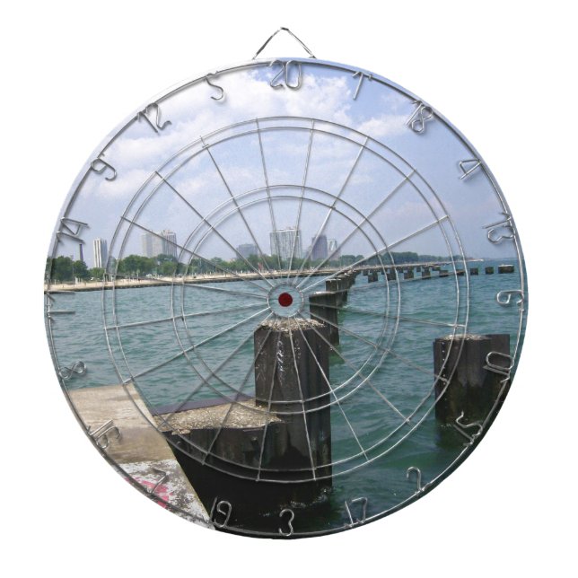 Lazy Days on the Dock Dartboard (Front)